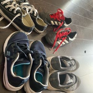 Boys Lot Shoes size 13 including cleats